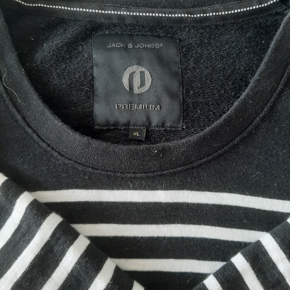 Jack and Jones XL black and white sweater - Picture 5 of 10